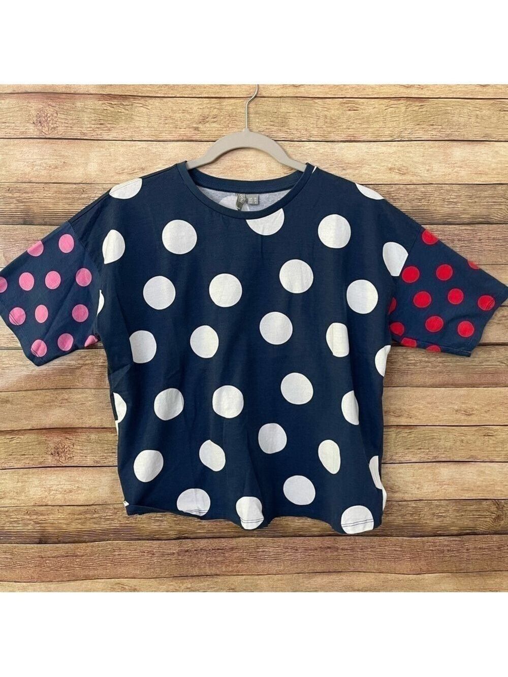 ASOS Design Women’s Polka Dot Short Sleeve Shirt Size: 6